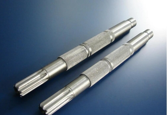 China Custom precision hardened steel linear small shaft spline drive gear shaft groove shaft supplier