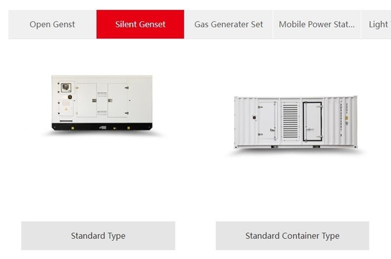 China Diesel Generator Set Silent Type Four wheel Stroke 1500rmp/1800rmp IP23 Land Use 2250 Open Structure supplier