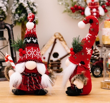 China Soft Plush Christmas Toy Doll with Santa Hat Scarf Boots - Care Instructions Included supplier